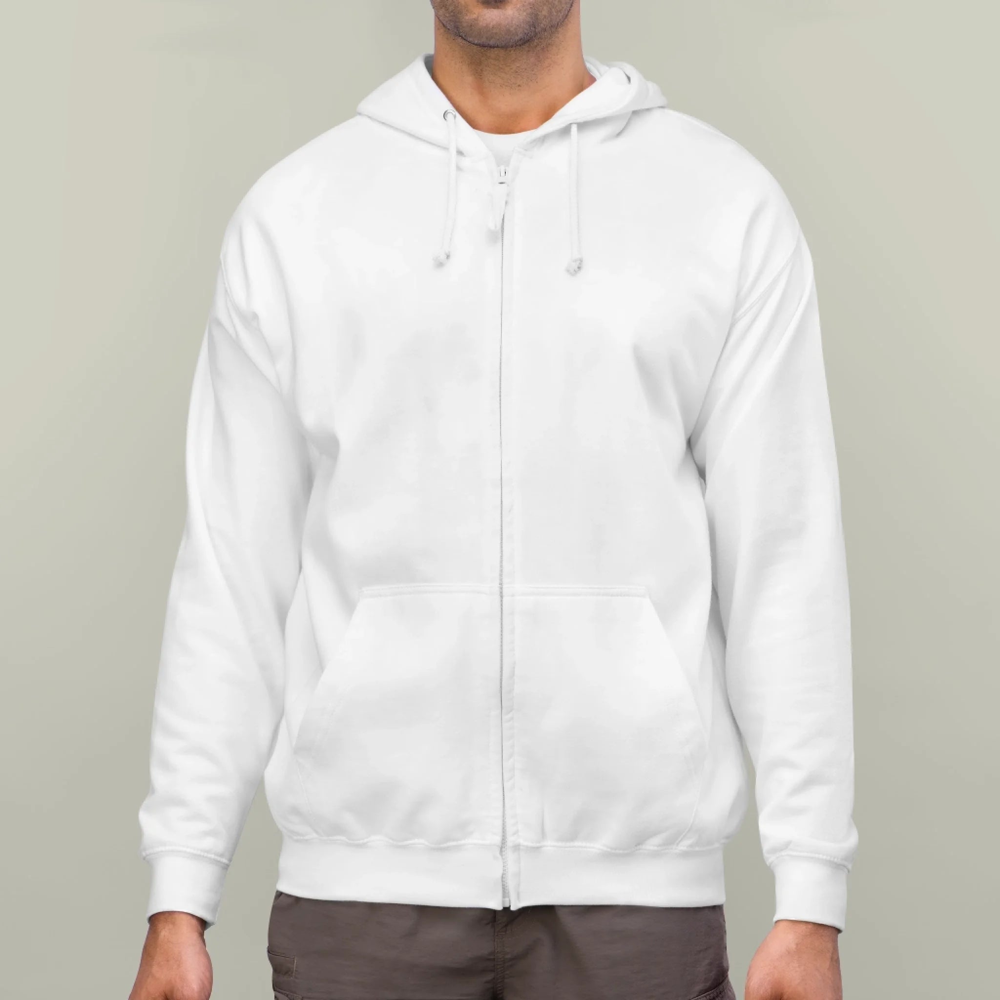 Sweat zippé personnalisé au portrait de votre chien